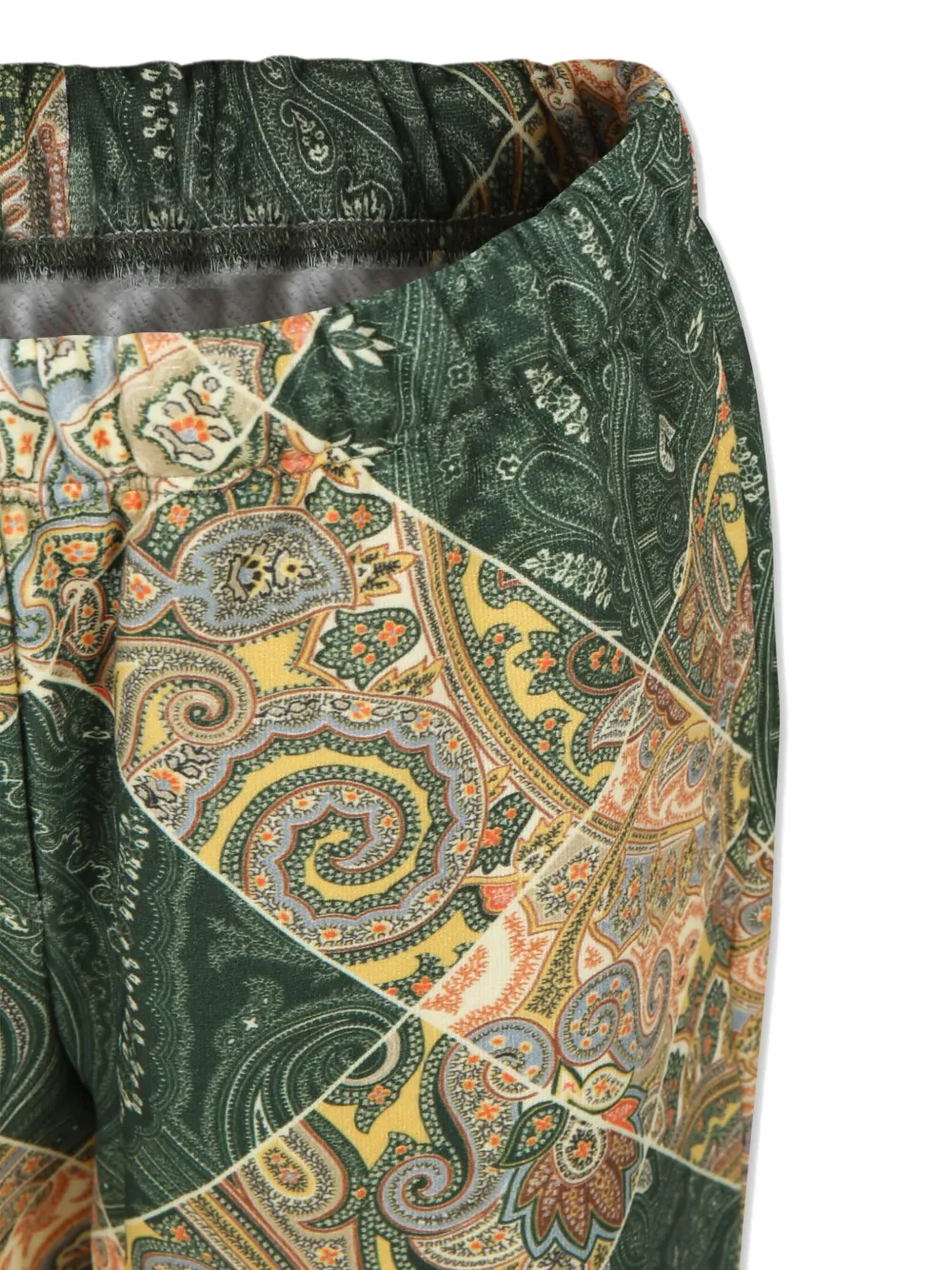 ETRO KIDS Broek met paisley-print Groen