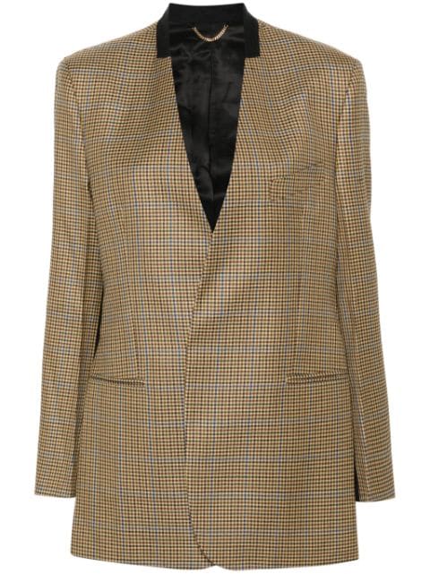 Victoria Beckham pocket-detail collarless jacket