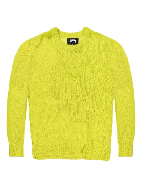 Stüssy semi-sheer knitted jumper