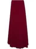 Giambattista Valli crepe maxi skirt - Red