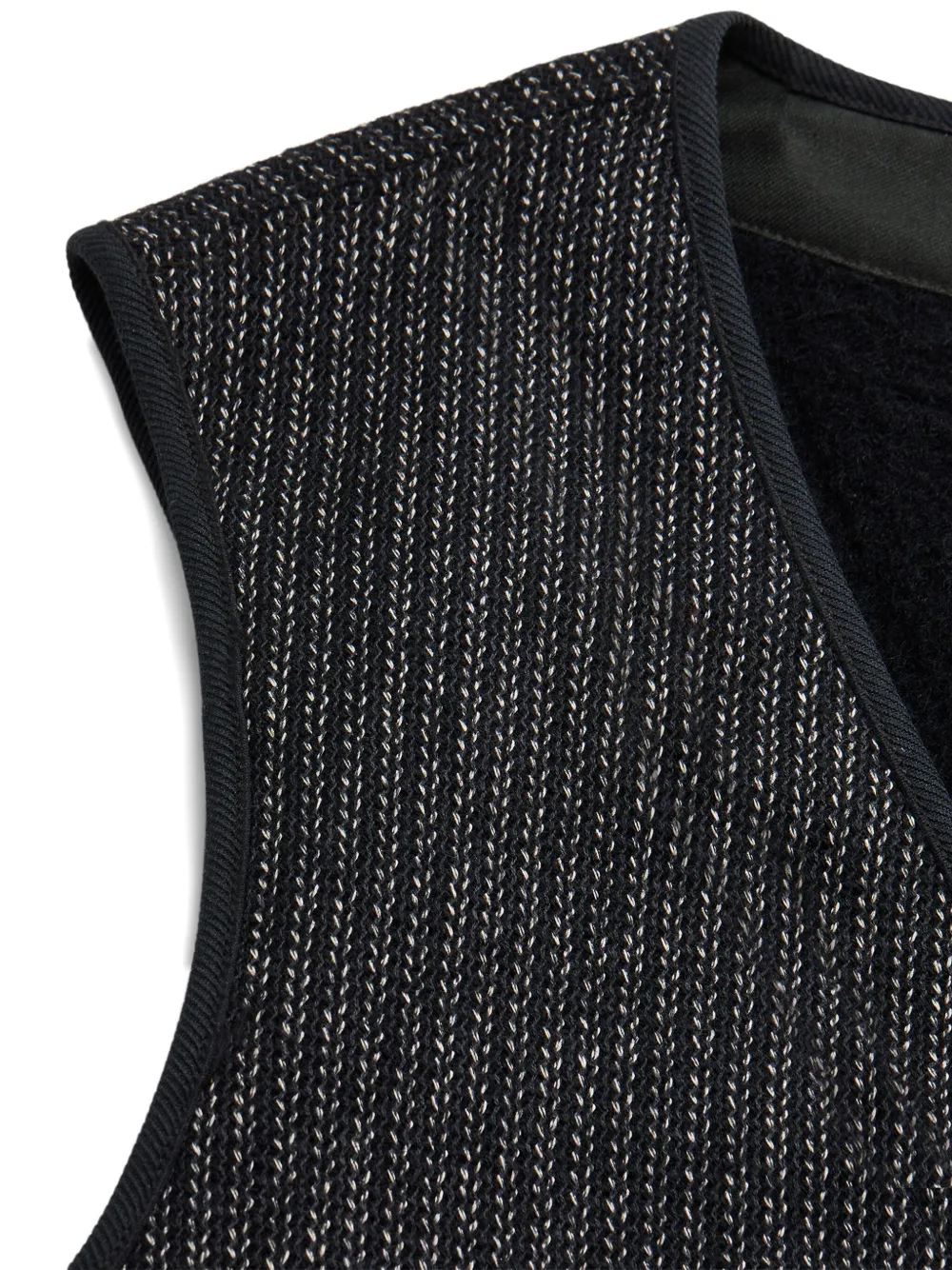 Ralph Lauren RRL Button-up gilet met textuur Blauw