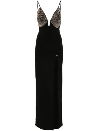 black fringe maxi dress Black Simple Design High Low Homecoming Dress, Cheap Prom Dresses, MH126 –  Musebridals main image 0