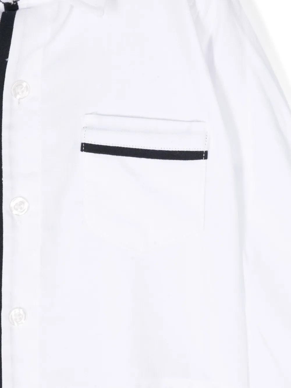 Patachou Shirt met contrasterende afwerking Wit