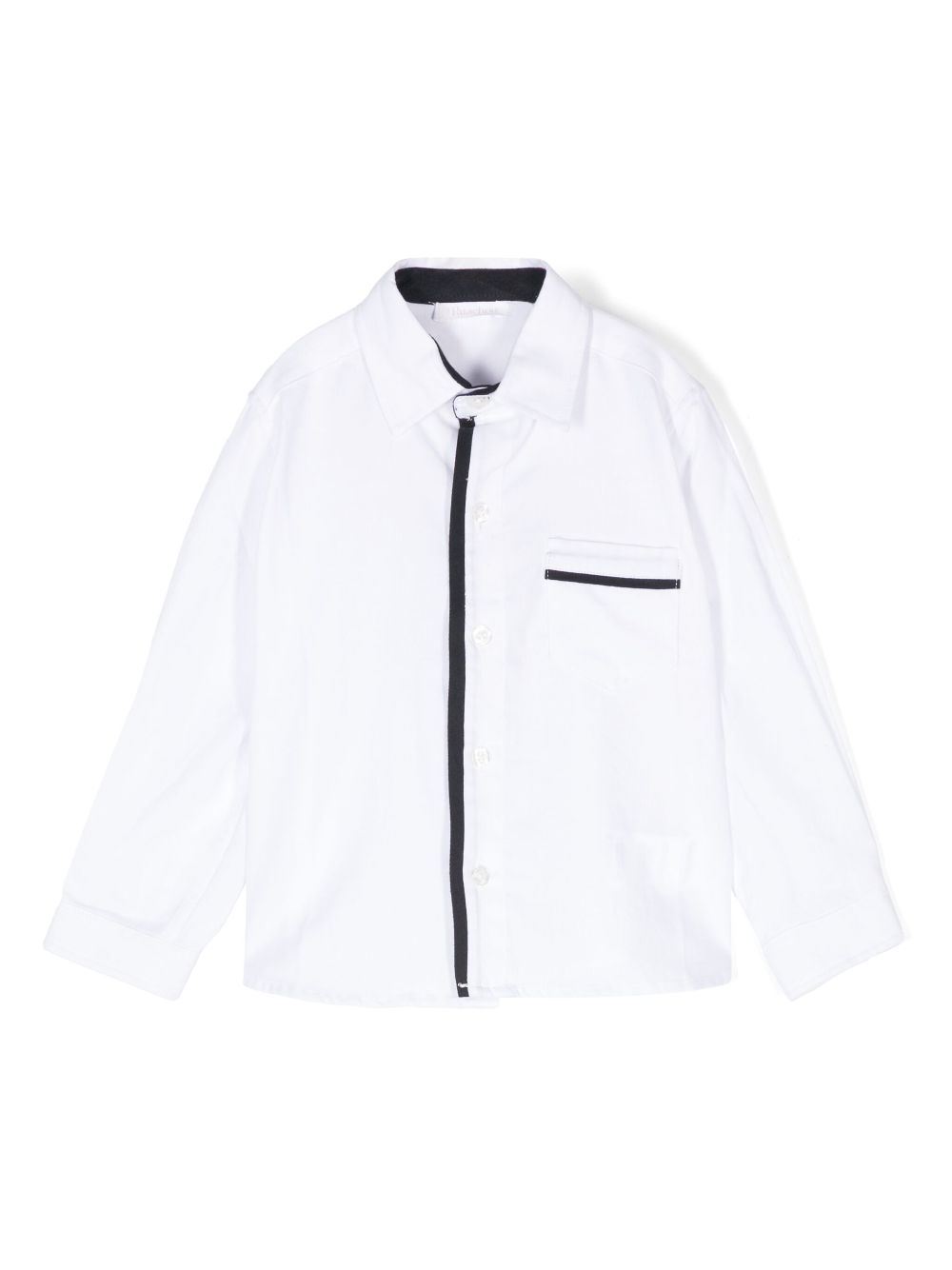 Patachou contrasting-trim shirt - White