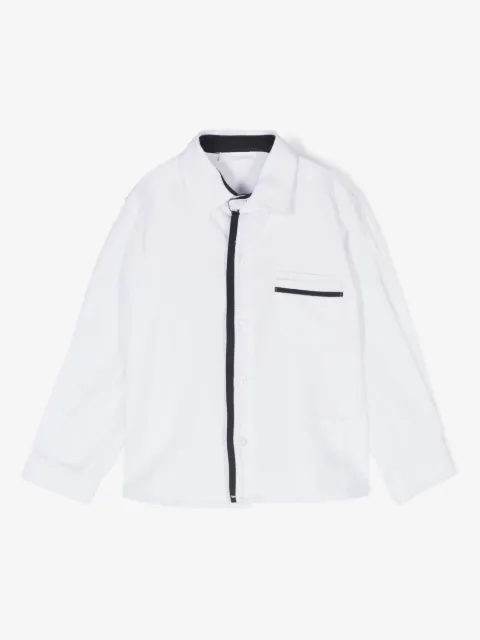 Patachou contrasting-trim shirt