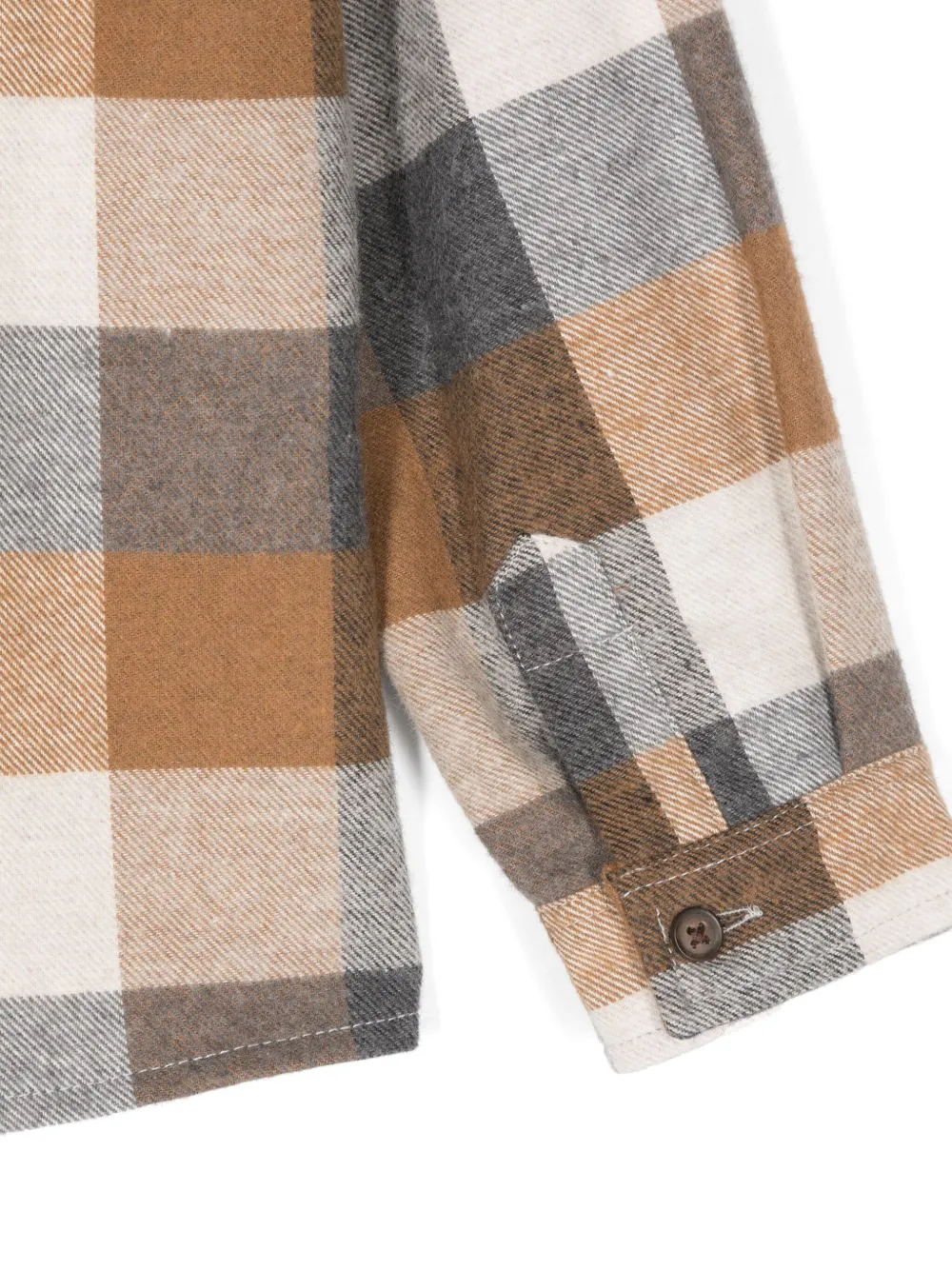 Patachou Shirt met geborduurd logo Beige