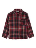 Patachou checked shirt - Black