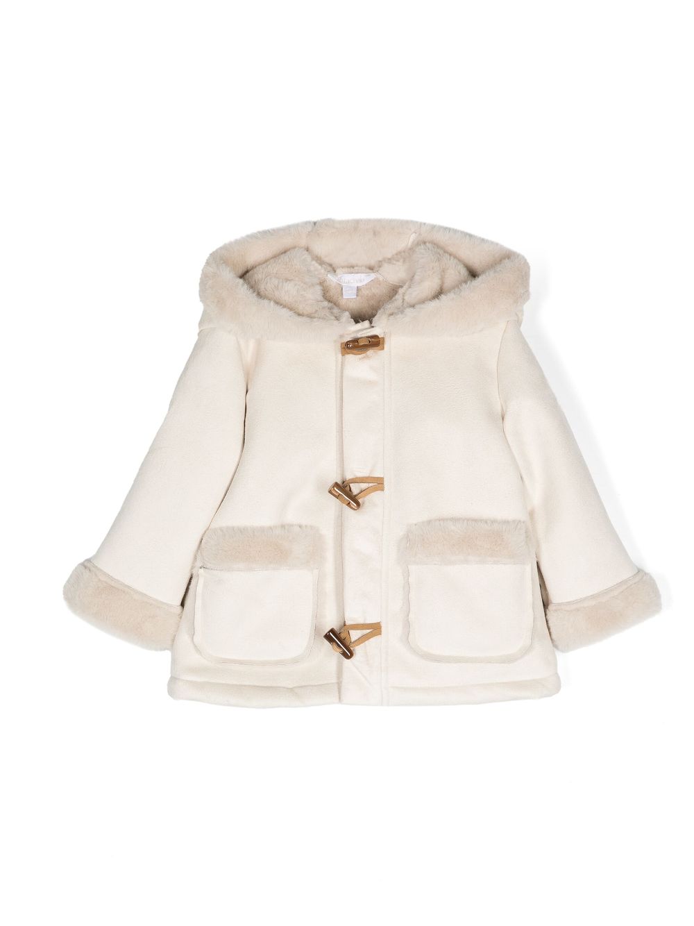 Patachou hooded jacket - Neutrals