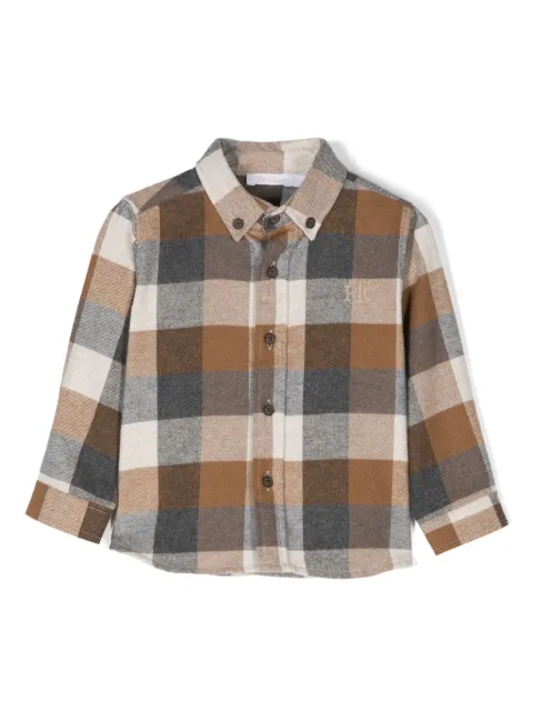 Patachou check-pattern shirt