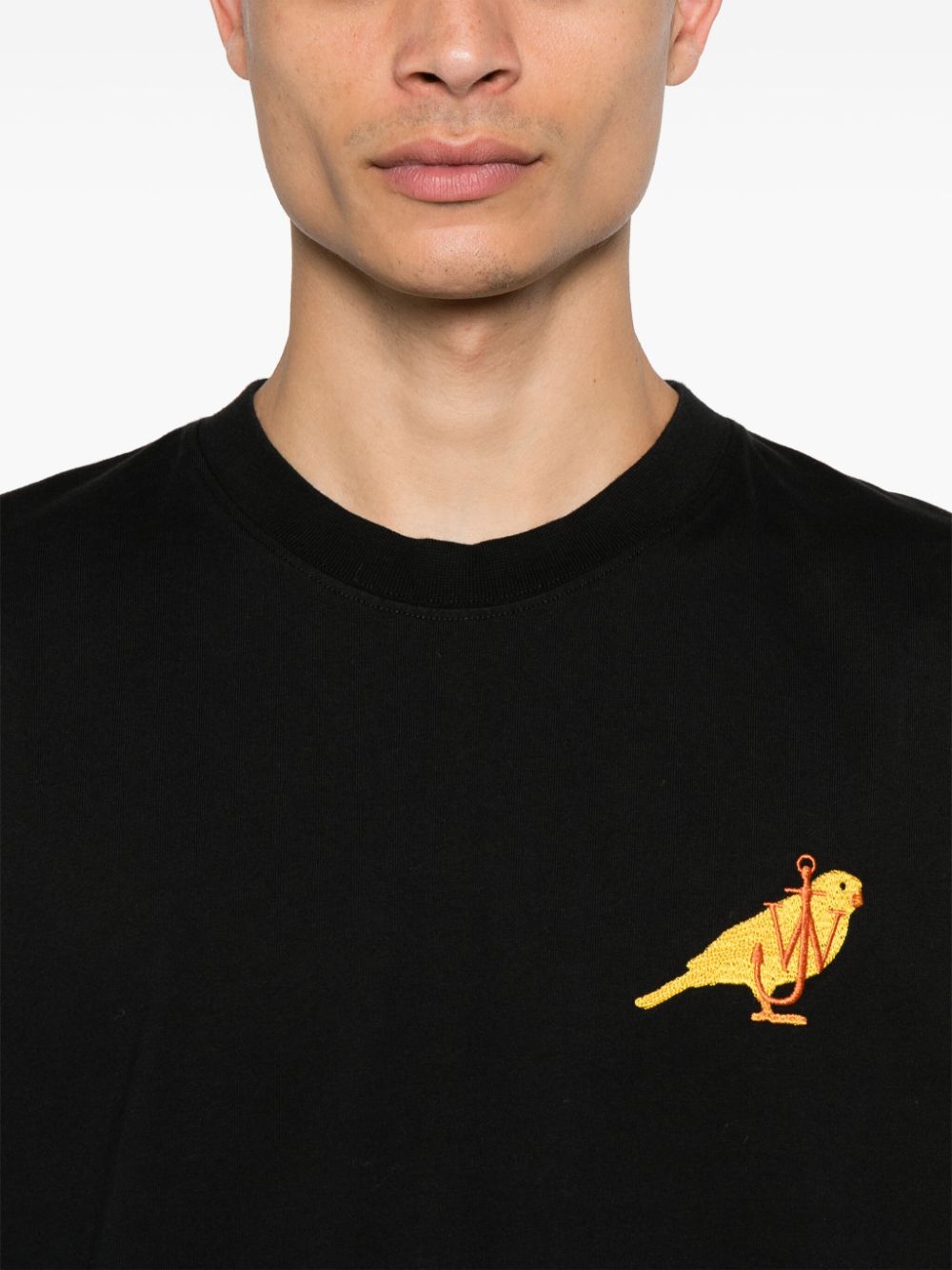 JW Anderson bird-embroidered T-shirt Men