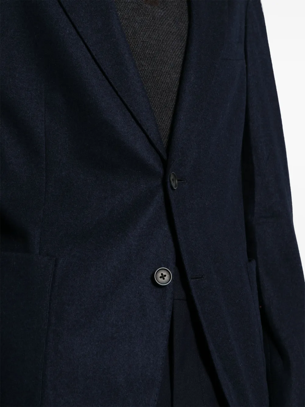 N.Peal Fijngebreide blazer Blauw