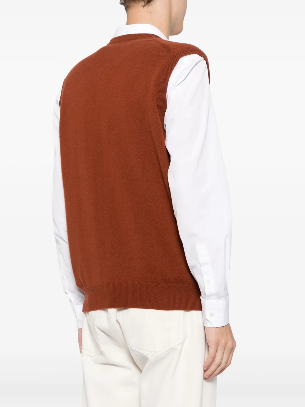 N.Peal Westminster gebreide spencer Beige
