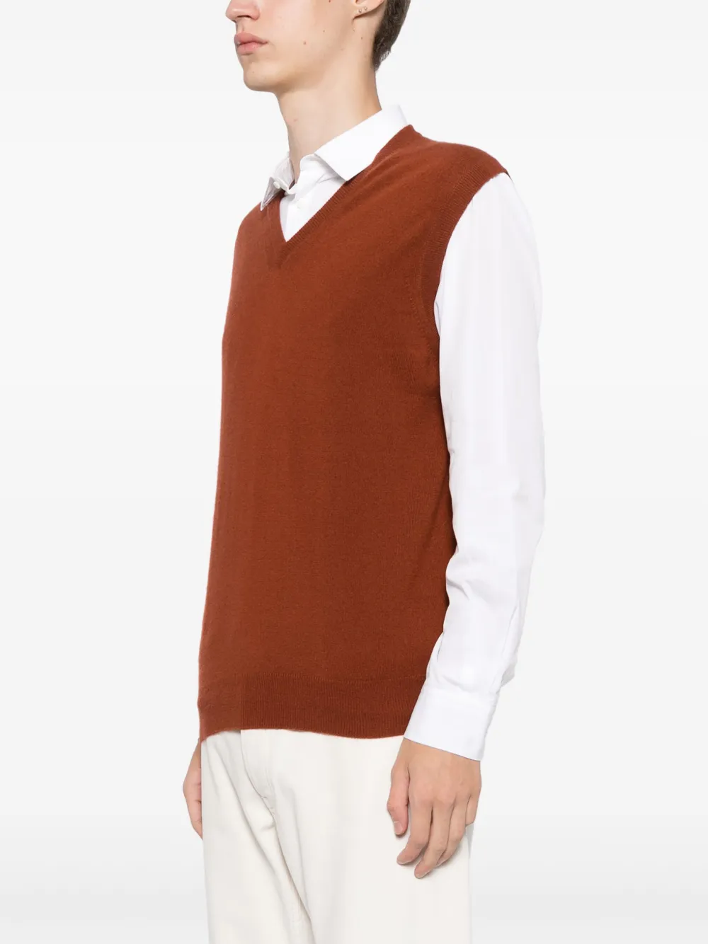 N.Peal Westminster gebreide spencer Beige