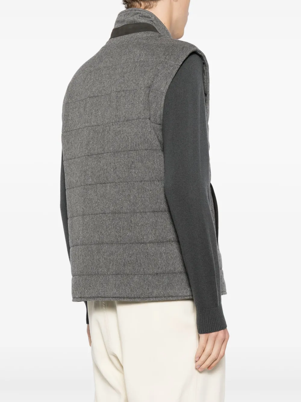 N.Peal Calgary kasjmier gilet Grijs