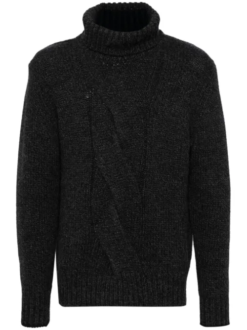 Pull en cachemire à tricot torsadé - N.Peal - Modalova