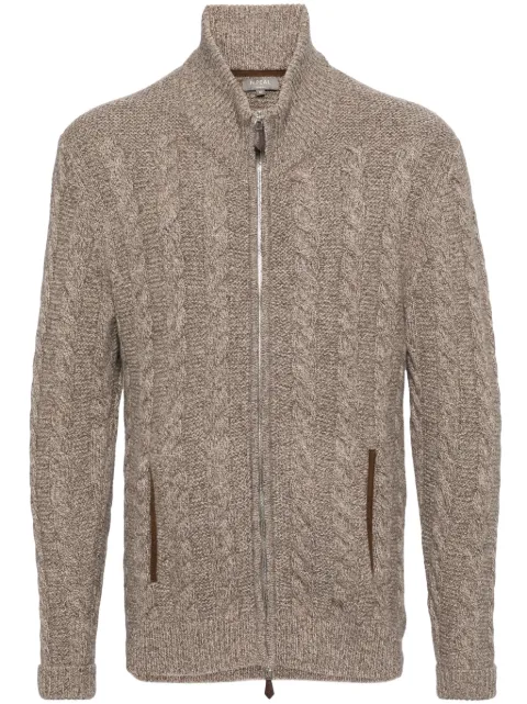 N.Peal Richmond cable cashmere cardigan