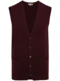 N.Peal Chelsea cashmere waistcoat - Purple