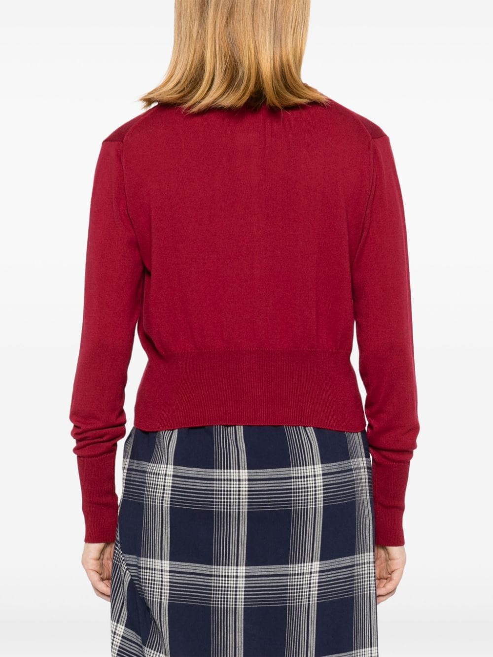 Shop Vivienne Westwood Bea Cardigan In Red