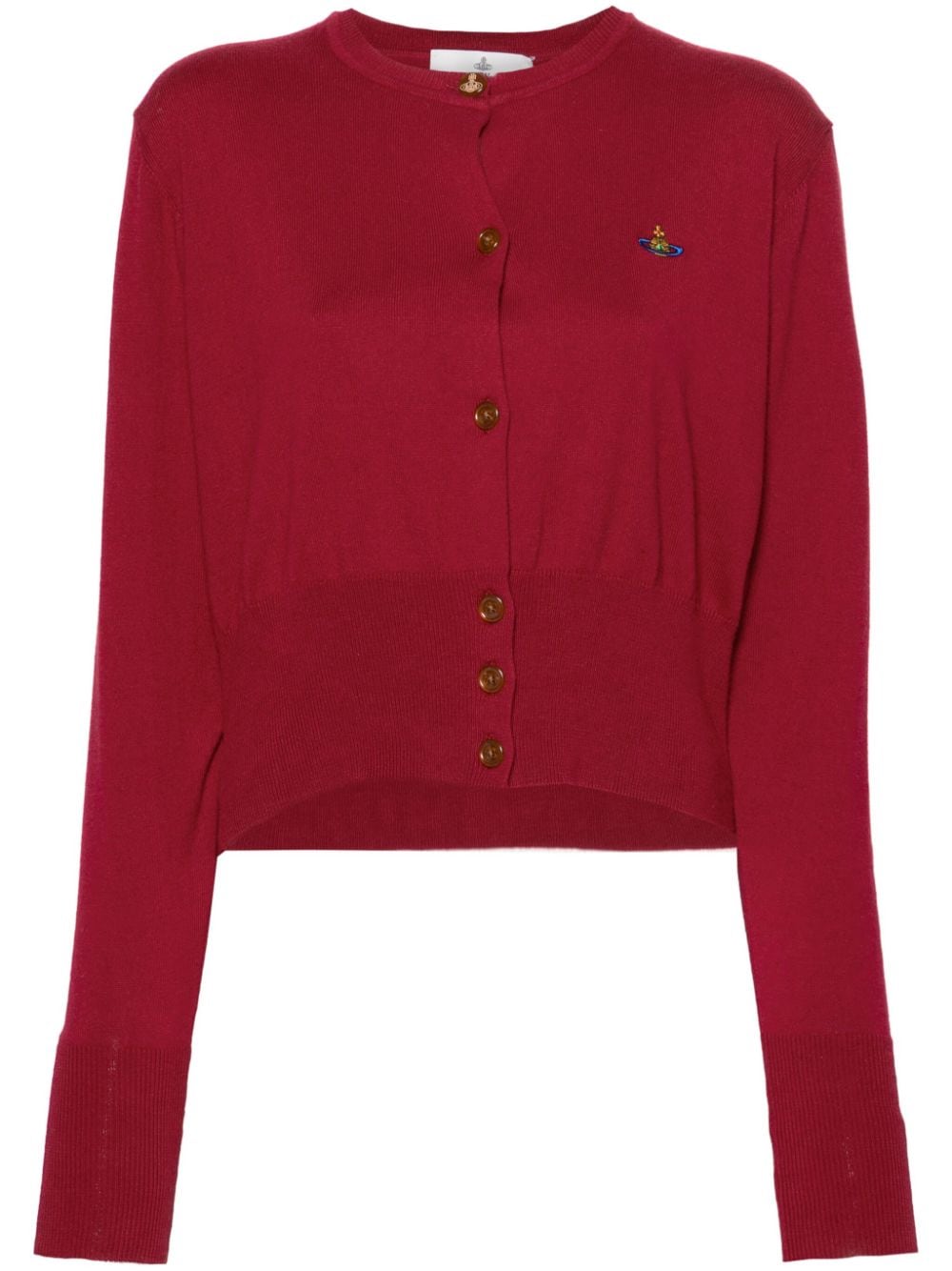 Shop Vivienne Westwood Bea Cardigan In Red