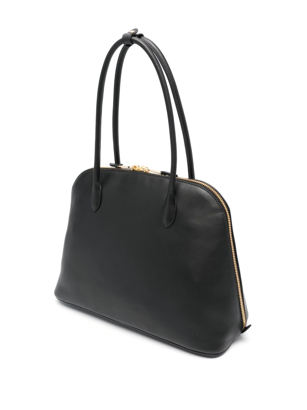 Shop Miu Miu Logo-embossed Tote Bag In Schwarz