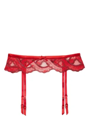 Fleur Du Mal Lily Embroidered Garter Belt | Black | FARFETCH Fleur Du Mal Lily Embroidered Garter Belt | Black | FARFETCH