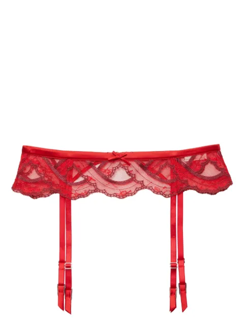 Fleur Du Mal Hendrix floral-lace suspender