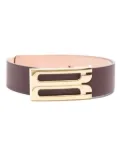 Victoria Beckham Jumbo Frame belt - Purple