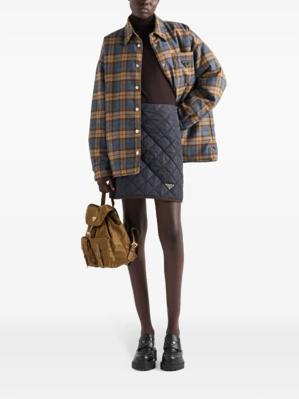 Prada Re-nylon ミニスカート | ブルー | FARFETCH JP