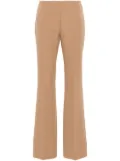 ERMANNO FIRENZE logo-embroidered trousers - Brown