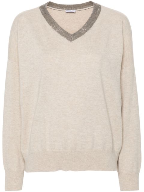 Brunello Cucinelli Monili-detail sweater Women