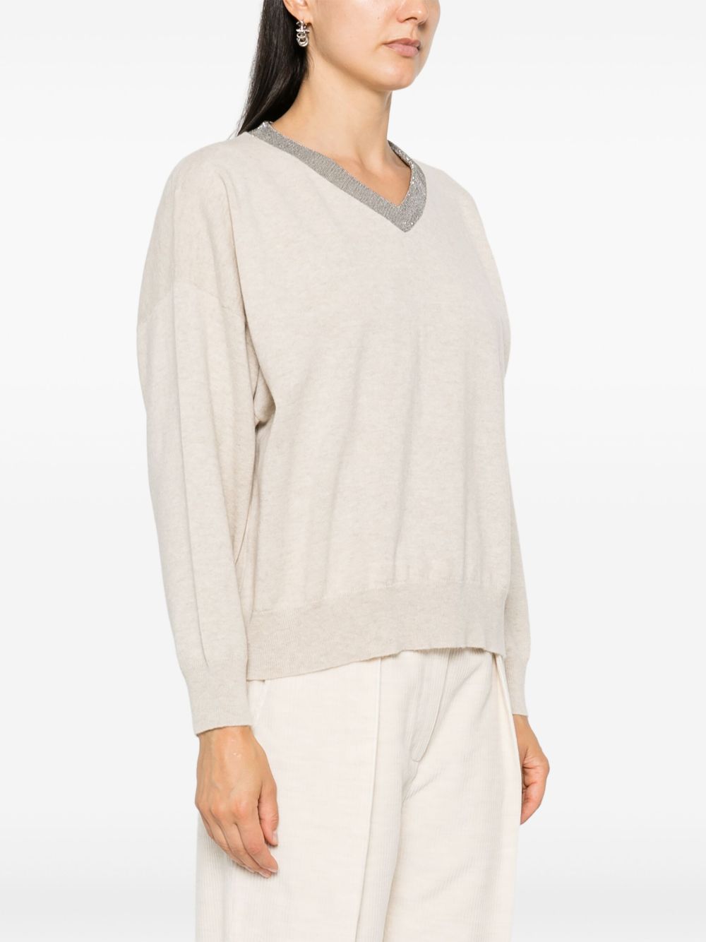 Brunello Cucinelli Monili-detail sweater Women