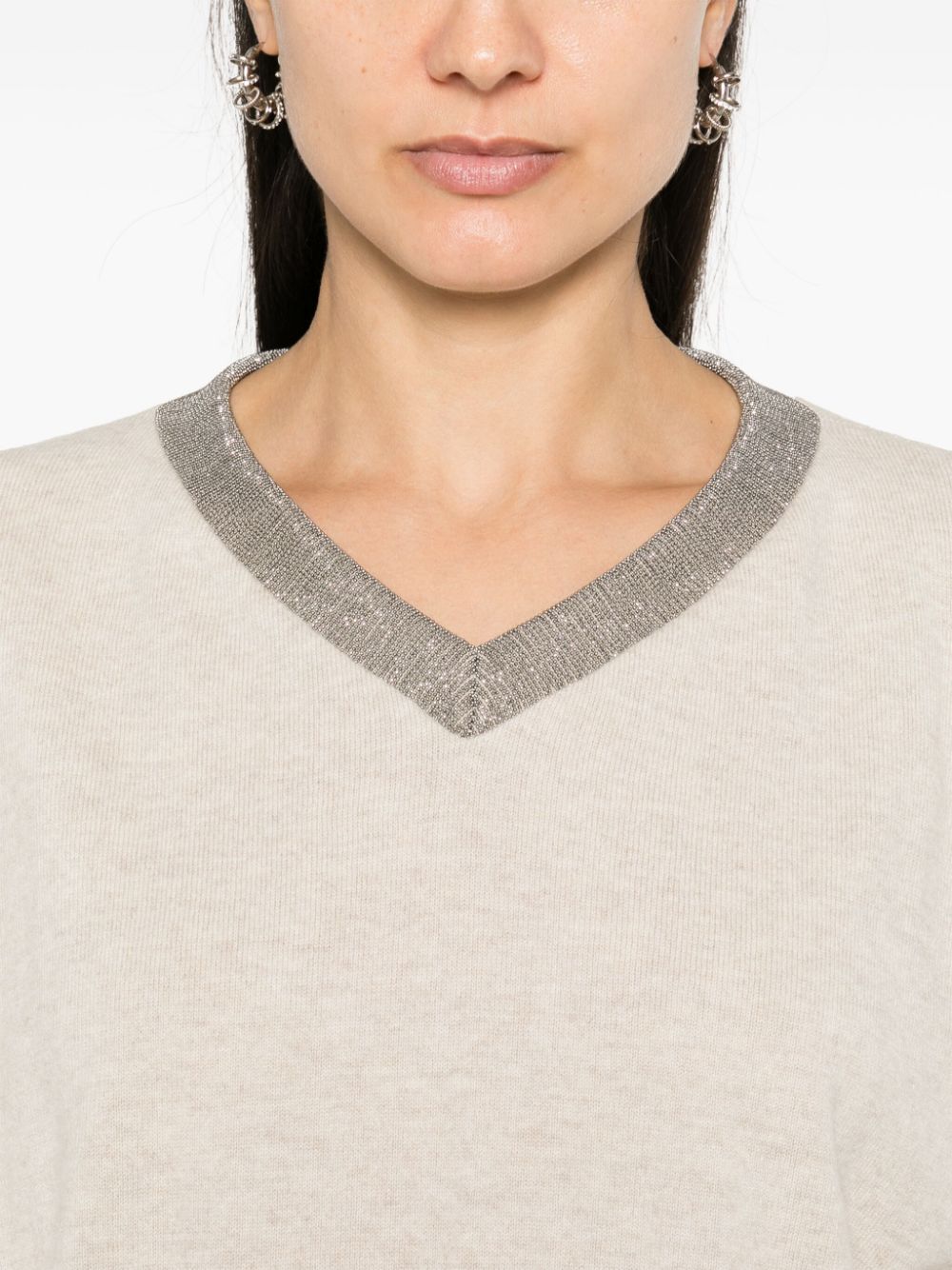 Brunello Cucinelli Monili-detail sweater Women