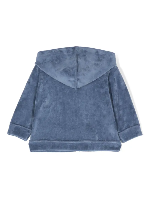 TEDDY MINOU Velour Hoodie Farfetch