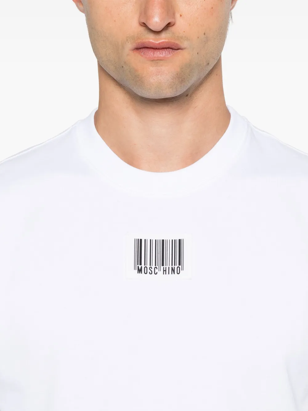 Moschino T-shirt met print Wit