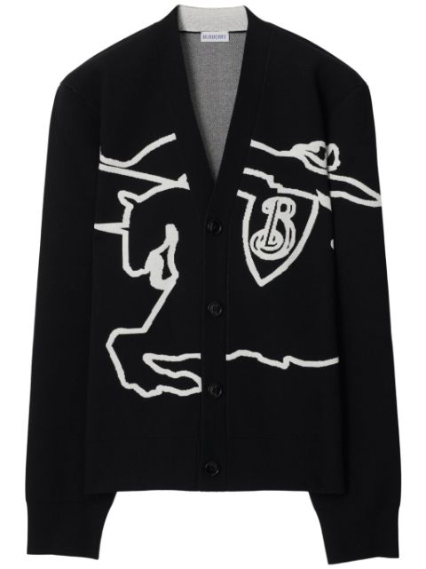 Burberry EKD cotton-blend cardigan Men