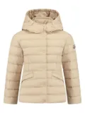 Moncler Enfant logo-patch jacket - Neutrals