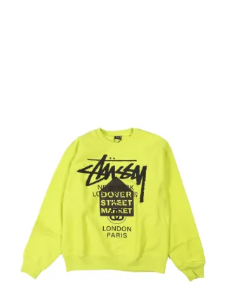 Stussy yellow sweatshirt online