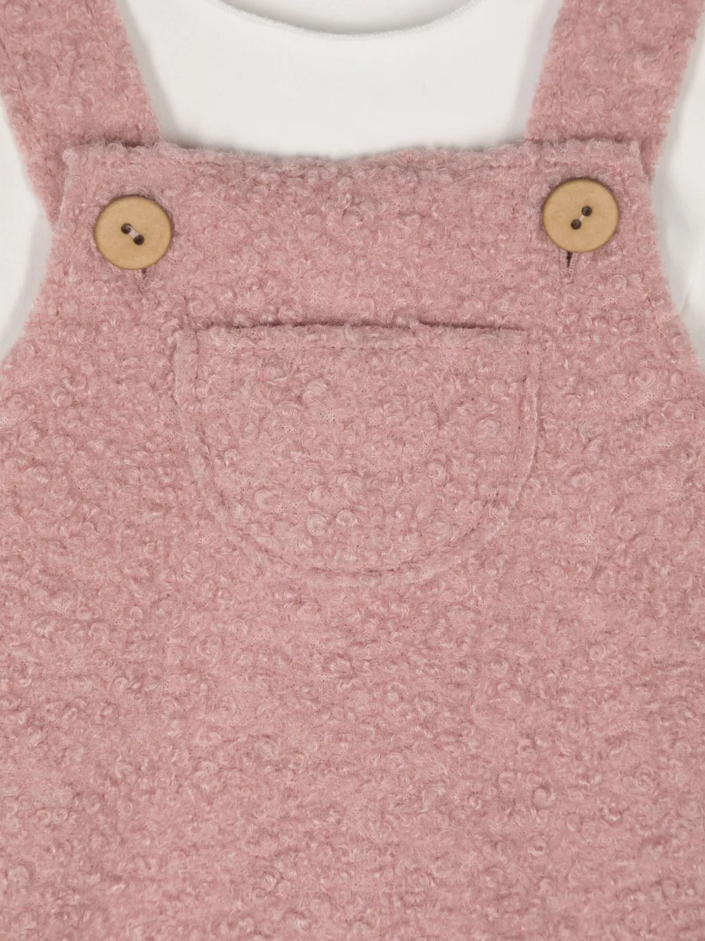 TEDDY & MINOU Top en tuinbroek Wit