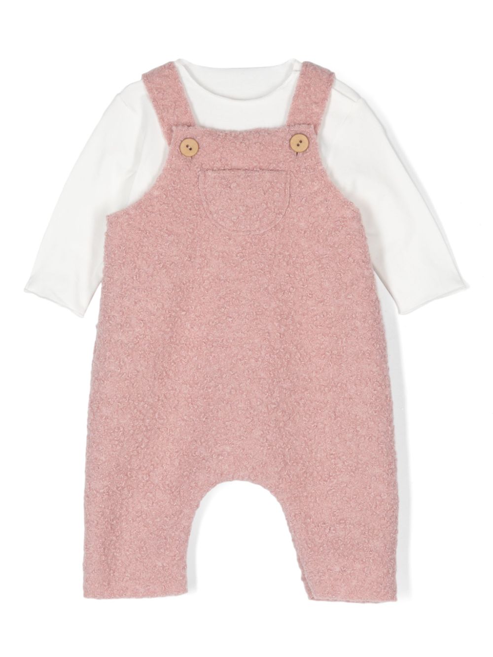 TEDDY & MINOU dungarees set - White