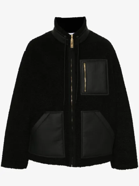 Moschino faux-shearling jacket