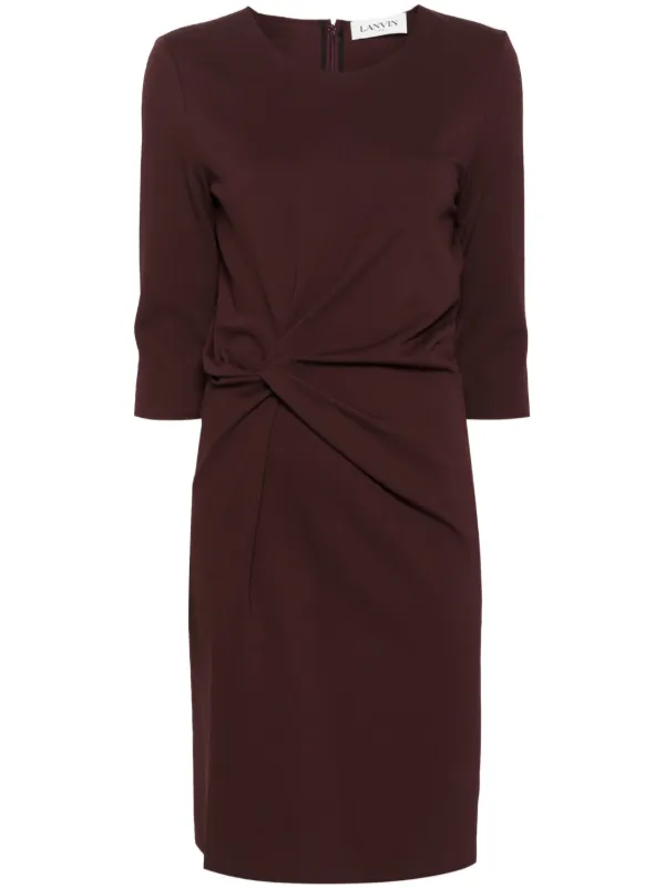 ワンピース LANVIN Woman Dress Burgundy RWDRC0424778A2 439 24367740_54737673_600.jpg