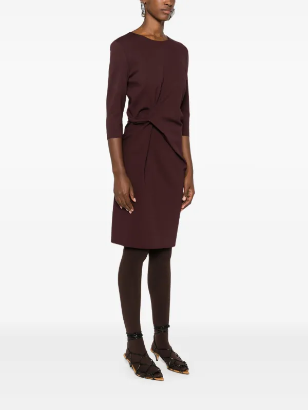 ワンピース LANVIN SS24 MIDI DRESS (RW-DR0007_4893-P2410) Long Dress In Lace Effect Knit | Lanvin