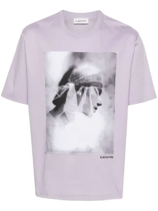 Lanvin Archive Classic T-shirt | Purple | FARFETCH
