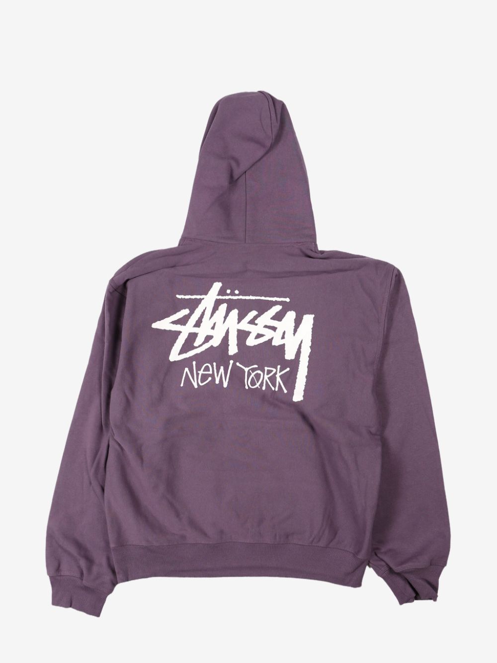 Stüssy logo-print hoodie - Paars