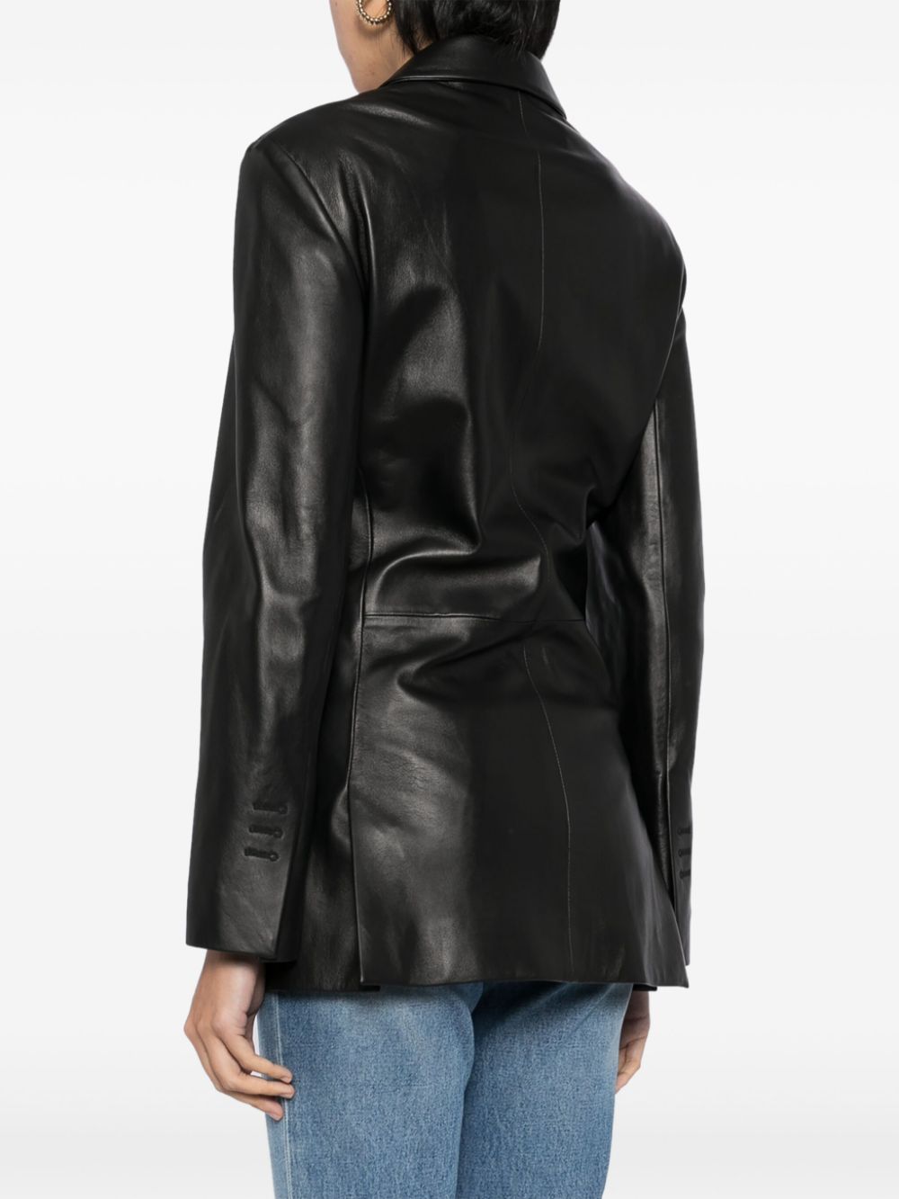 Jacquemus La Veste Tibau Cuir blazer Women