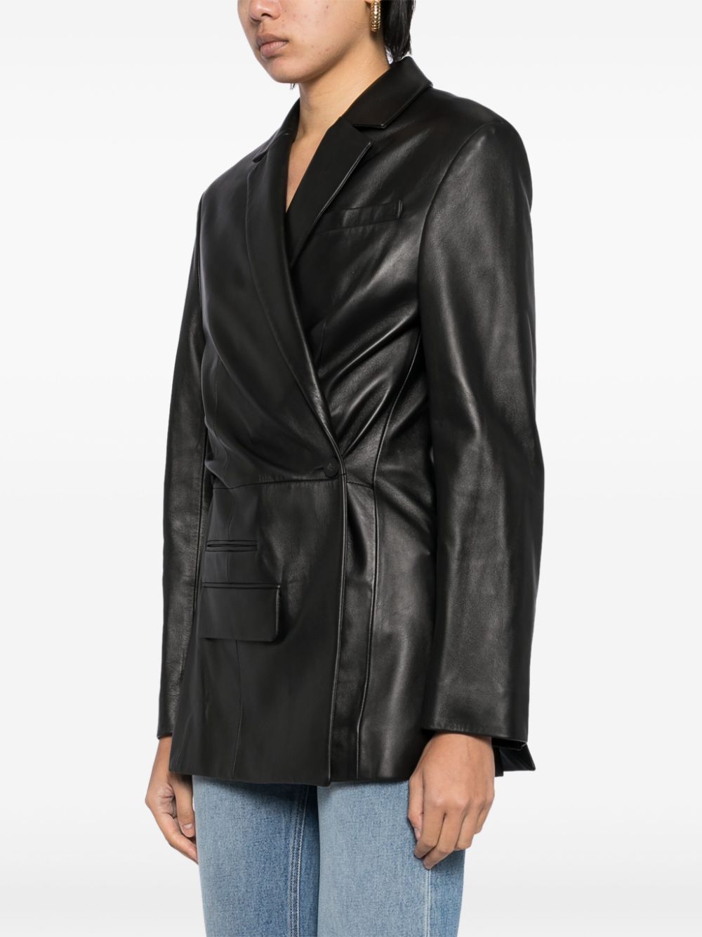 Jacquemus La Veste Tibau Cuir blazer Women