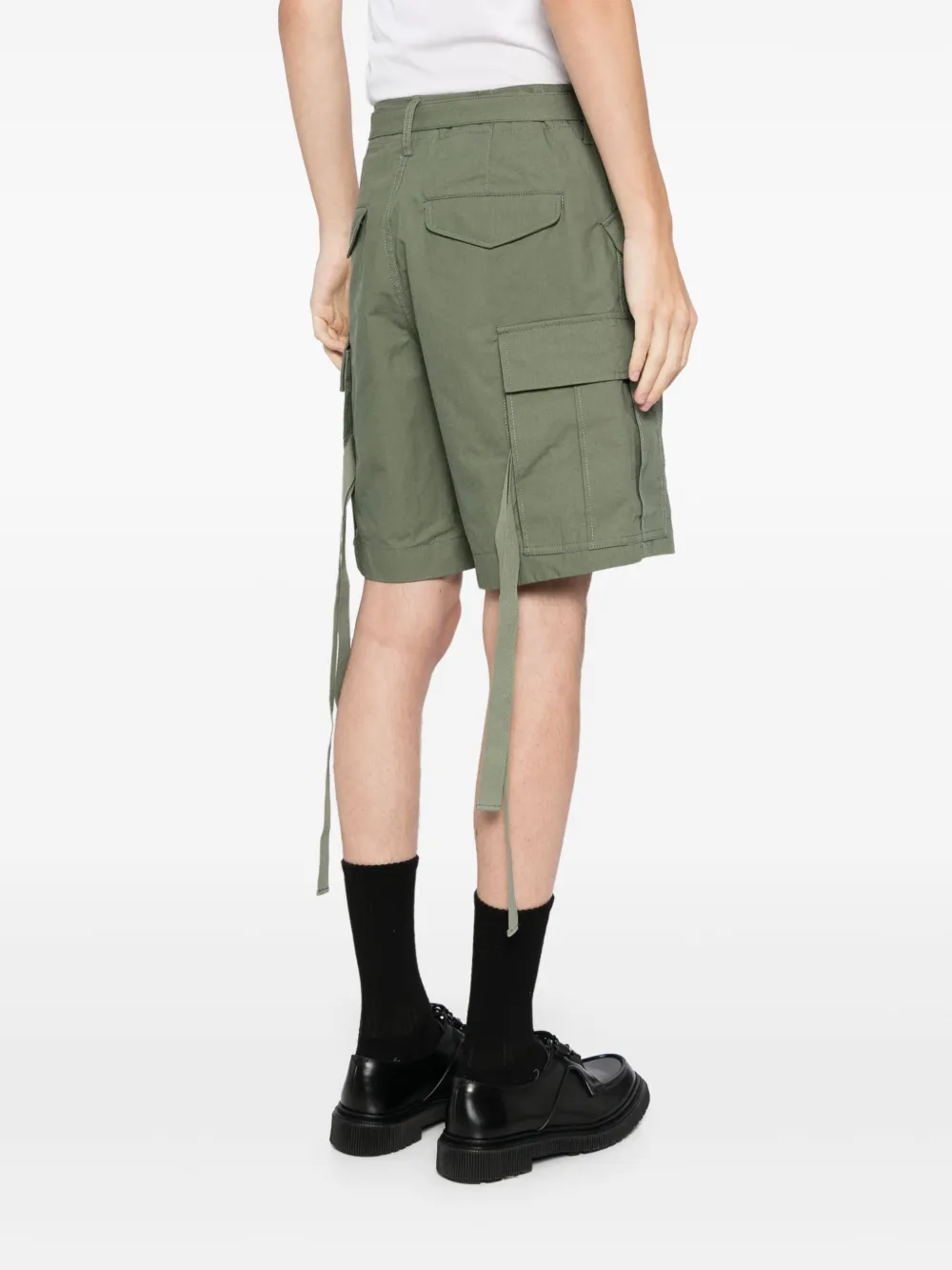 sacai Shorts met ceintuur Groen