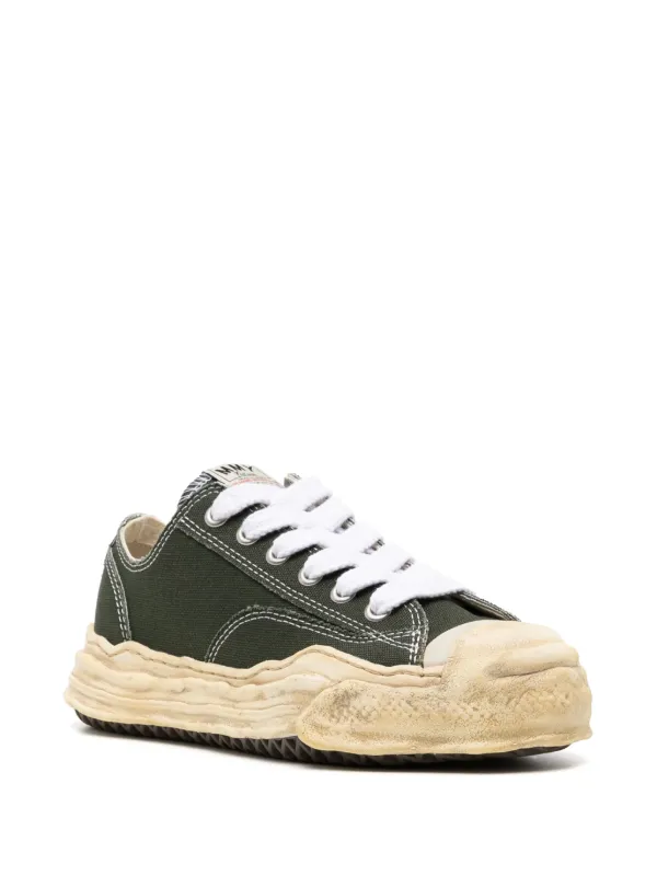 Maison MIHARA YASUHIRO Hank Sneakers | Green | FARFETCH