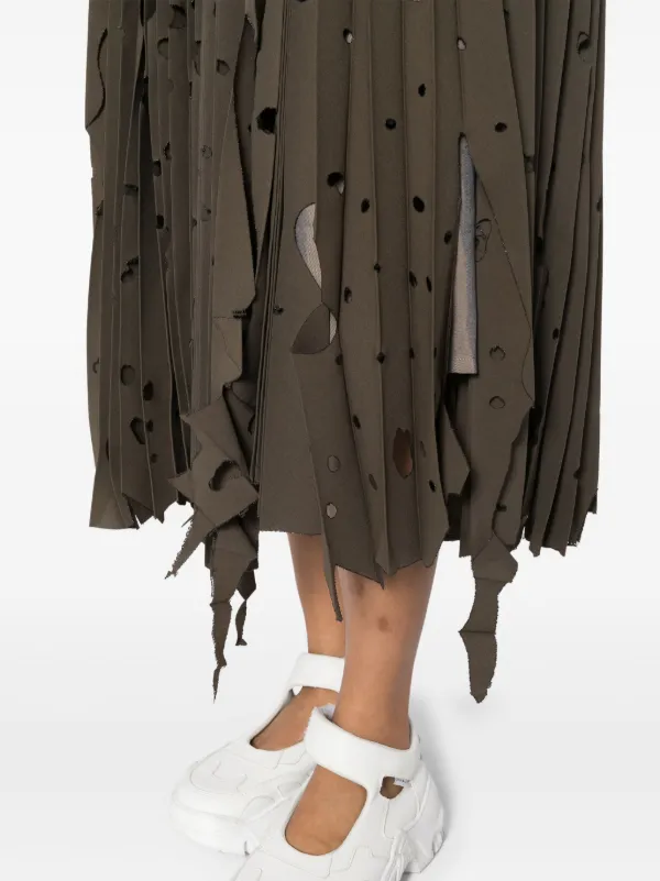 Maison MIHARA YASUHIRO カットアウト プリーツスカート