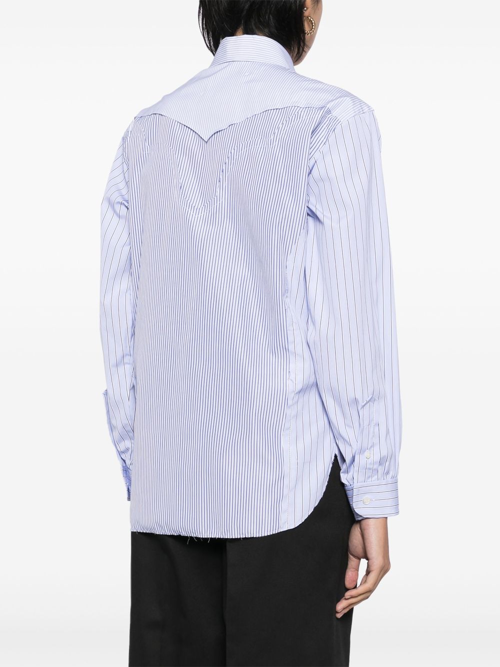 Maison Margiela striped yoke shirt Women